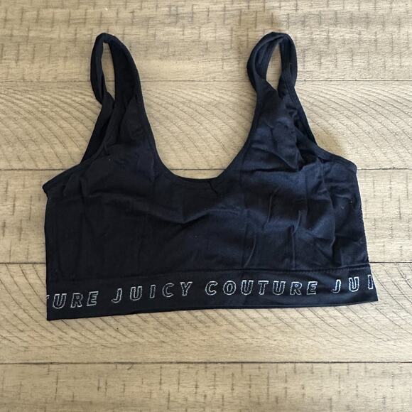 Juicy Couture Sports Bra Black Plus Size 1x XL - Picture 1 of 5